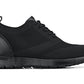 CALTO - X2211 - 2.4 Inches Taller (Black/Black Sole) - Lace Up Casual Walker - Lightweight