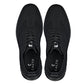 CALTO - X2211 - 2.4 Inches Taller (Black/Black Sole) - Lace Up Casual Walker - Lightweight