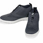 CALTO - X2213 - 2.4 Inches Taller (Moon Gray/Black) - Lace Up Casual Walker - Lightweight