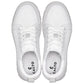 CALTO - X2321 - 2.4 Inches Taller (White/White Sole) - Lace Up Casual Sneaker - Lightweight
