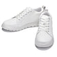 CALTO - X2321 - 2.4 Inches Taller (White/White Sole) - Lace Up Casual Sneaker - Lightweight