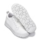 CALTO - X2321 - 2.4 Inches Taller (White/White Sole) - Lace Up Casual Sneaker - Lightweight