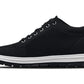 CALTO - X2322 - 2.4 Inches Taller (Black/White & Black Sole) - Lace Up Casual Sneaker - Lightweight