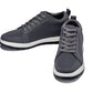 CALTO - X2323 - 2.4 Inches Taller (Iron Grey/White & Black Sole) - Lace Up Casual Sneaker - Lightweight