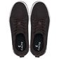 CALTO - X2325 - 2.4 Inches Taller (Dark Brown/White & Black Sole) - Lace Up Casual Sneaker - Lightweight