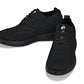 CALTO - X2631 - 2.8 Inches Taller (Black/Black Sole) - Lace Up Casual Walker - Lightweight