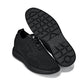 CALTO - X2631 - 2.8 Inches Taller (Black/Black Sole) - Lace Up Casual Walker - Lightweight