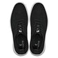 CALTO - X2632 - 2.8 Inches Taller (Black/White Sole) - Lace Up Casual Walker - Lightweight