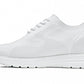 CALTO - X2633 - 2.8 Inches Taller (White) - Lace Up Casual Walker - Lightweight