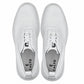 CALTO - X2633 - 2.8 Inches Taller (White) - Lace Up Casual Walker - Lightweight