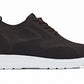 CALTO - X2635 - 2.8 Inches Taller (Coffee Brown) - Lace Up Casual Walker - Lightweight