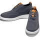 CALTO - X2636 - 2.8 Inches Taller (Iron Grey/Brown) - Lace Up Casual Walker - Lightweight
