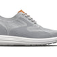 CALTO - X2637 - 2.8 Inches Taller (Pewter Grey/Brown) - Lace Up Casual Walker - Lightweight