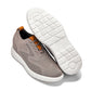 CALTO - X2638 - 2.8 Inches Taller (Khaki/Brown) - Lace Up Casual Walker - Lightweight