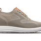 CALTO - X2639 - 2.8 Inches Taller (Khaki Green/Brown) - Lace Up Casual Walker - Lightweight