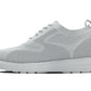 CALTO - X2640 - 2.8 Inches Taller (Pewter/Light Grey Sole) - Lace Up Casual Walker - Lightweight