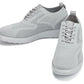 CALTO - X2640 - 2.8 Inches Taller (Pewter/Light Grey Sole) - Lace Up Casual Walker - Lightweight