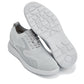 CALTO - X2640 - 2.8 Inches Taller (Pewter/Light Grey Sole) - Lace Up Casual Walker - Lightweight