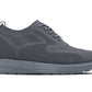 CALTO - X2641 - 2.8 Inches Taller (Iron/Dark Grey Sole) - Lace Up Casual Walker - Lightweight