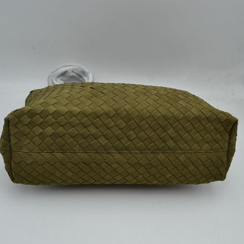 Woven Hobo Shoulder Bag with Detachable Strap