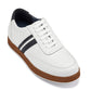 CALTO White Leather Sneakers - 2.8 inches - Y2821