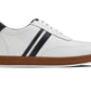 CALTO White Leather Sneakers - 2.8 inches - Y2821