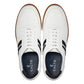 CALTO White Leather Sneakers - 2.8 inches - Y2821