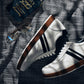 CALTO White Leather Sneakers - 2.8 inches - Y2821