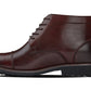 CALTO 3.2-Inch Taller Dark Brown Leather Boots Y41081