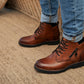 CALTO - Y42072 - 2.8 Inches Taller (Brown) - Dressy Casual Boots