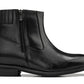 CALTO - Y70621 - 2.8 Inches Taller (Black) - Lightweight Zipper Boots