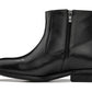CALTO - Y70621 - 2.8 Inches Taller (Black) - Lightweight Zipper Boots