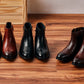 CALTO - Y70623 - 2.8 Inches Taller (Rust Brown) - Lightweight Zipper Boots