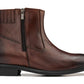 CALTO - Y70622 - 2.8 Inches Taller (Coffee Brown) - Lightweight Zipper Boots