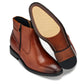 CALTO - Y70623 - 2.8 Inches Taller (Rust Brown) - Lightweight Zipper Boots
