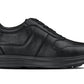 CALTO - Y7080 - 2.8 Inches Taller (Black) - Lightweight Nappa Leather Sneakers