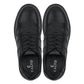 CALTO - Y7080 - 2.8 Inches Taller (Black) - Lightweight Nappa Leather Sneakers
