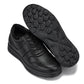 CALTO - Y7080 - 2.8 Inches Taller (Black) - Lightweight Nappa Leather Sneakers
