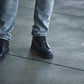 CALTO - Y7111 - 2.6 Inches Taller (Black) - Elevated Pebble Grain Leather Sneakers