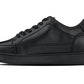 CALTO - Y7111 - 2.6 Inches Taller (Black) - Elevated Pebble Grain Leather Sneakers