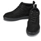 CALTO - Y7113 - 2.8 Inches Taller (Black) - Nubuck Suede Moc-Toe Sneak-Boots