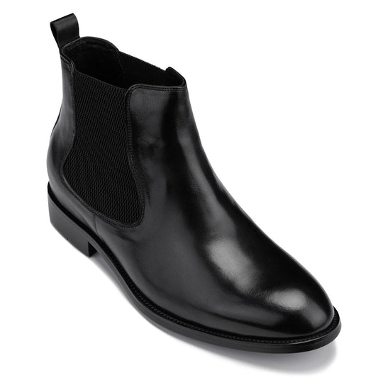 CALTO - Y72230 - 2.8 pulgadas más alto (negro) - Botines Chelsea