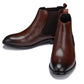 CALTO - Y72231 - 2.8 Inches Taller (Coffee Brown) - Chelsea Boots