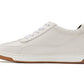 CALTO - Y7886 - 2.6 Inches Taller (Off-White/White & Gum Sole) - Elevated Leather Sneakers