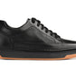 CALTO - Y7931 - 2.6 Inches Taller (Noir/Black & Gum Sole) - Elevated Leather Micro-Perforated Sneakers