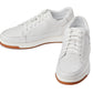 CALTO - Y7932 - 2.6 Inches Taller (White/Off-White & Gum Sole) - Elevated Micro-Perforated Leather Sneakers
