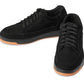 CALTO - Y7933 - 2.6 Inches Taller (Noir Suede/Black & Gum Sole) - Elevated Suede Sneakers