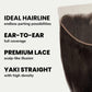 Frontal de cabello humano liso Yaki 13x6 con encaje HD