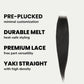 Yaki Straight 2x6 Transparent Lace Human Hair Closure