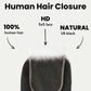 Yaki Straight 5x5 HD Lace Human Hair Closure